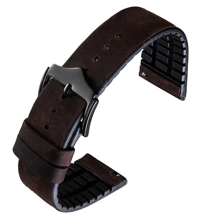 Λουρί 8846BR Brown Plastic-Leather Strap