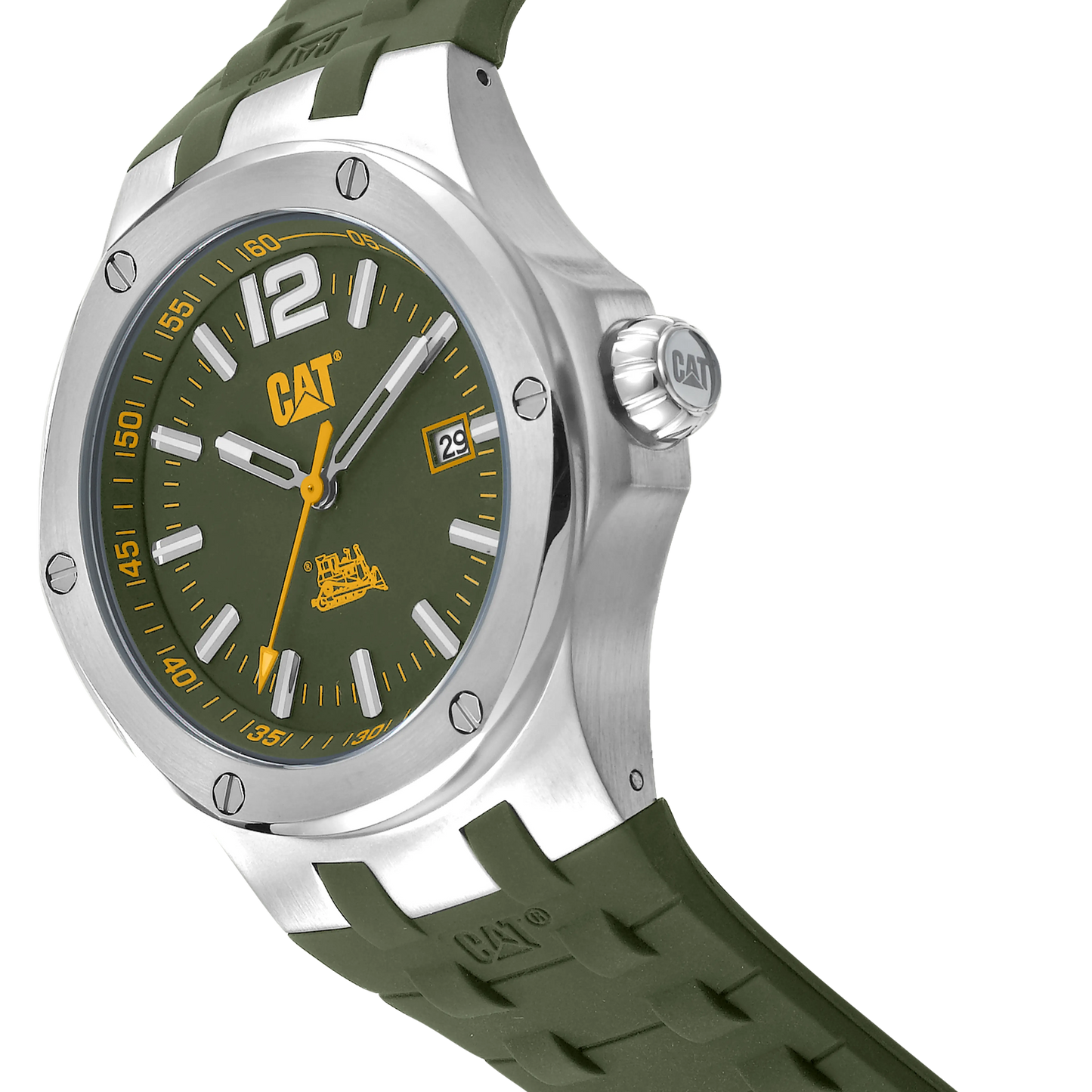 CATERPILLAR A914123333 Navigo Green Silicon Strap