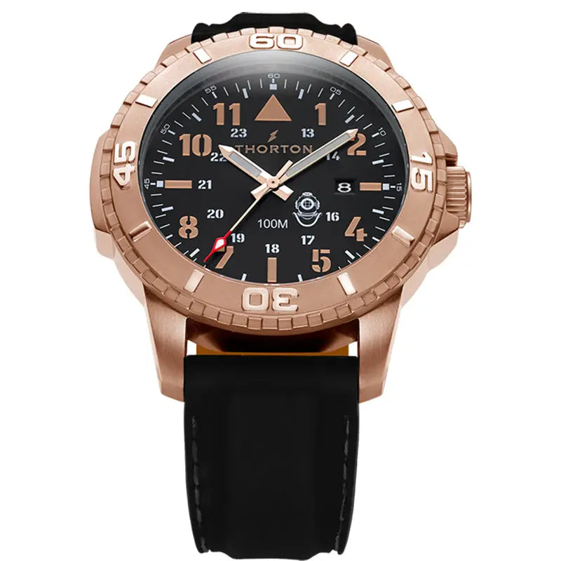 Thorton 9204351 Odin Black Silicon Strap