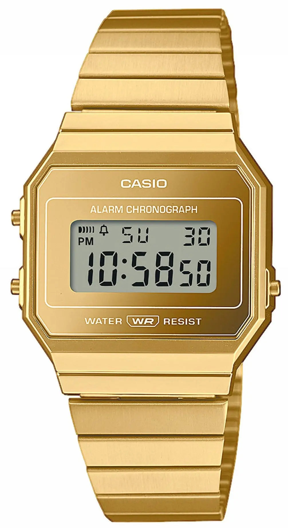 CASIO A-700WEVG-9AEF Vintage Gold Stainless Steel Bracelet