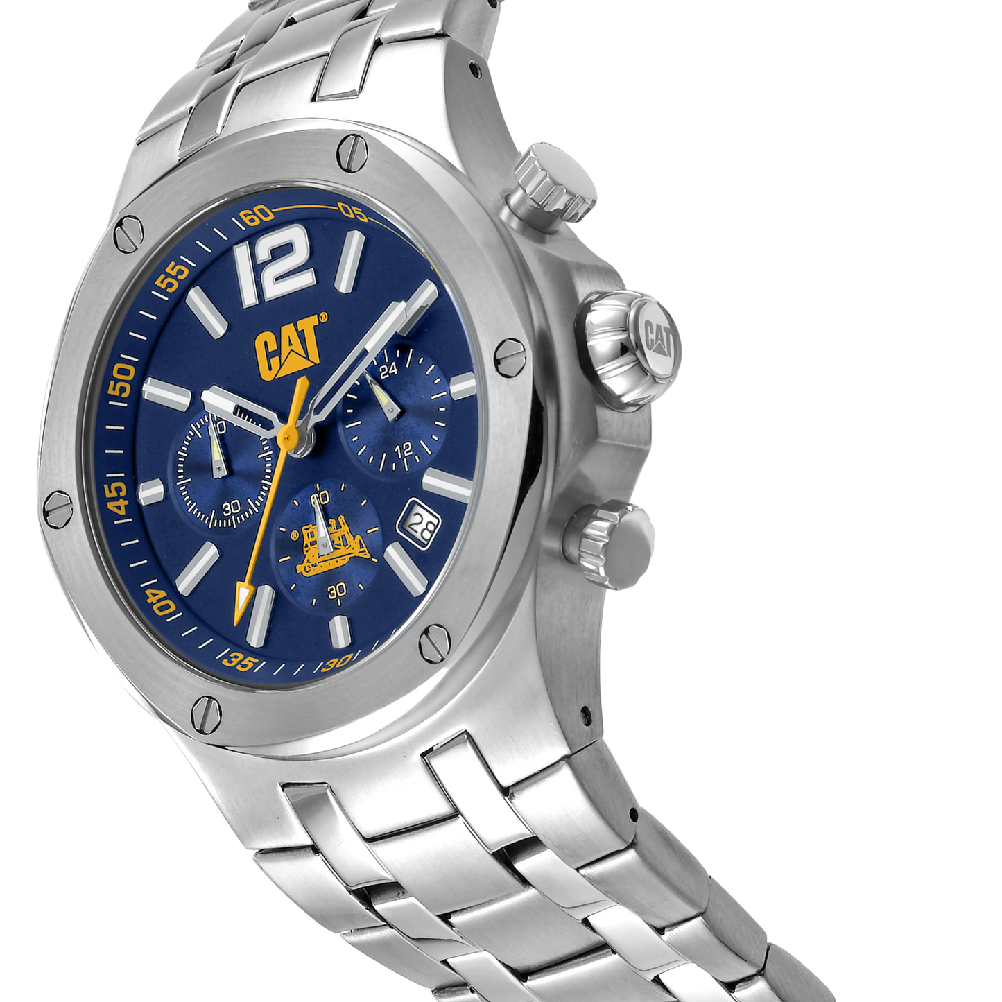 CATERPILLAR A914311636 Navigo Chronograph Stainless Steel Bracelet