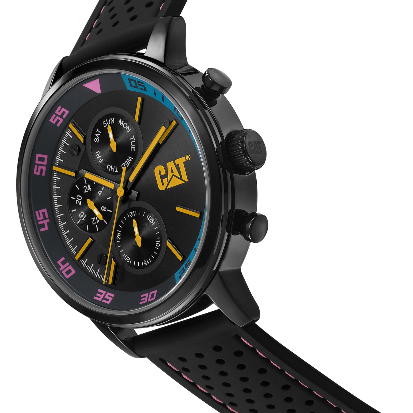 CATERPILLAR AK16921120 Sail 1.2 Black Silicon Strap