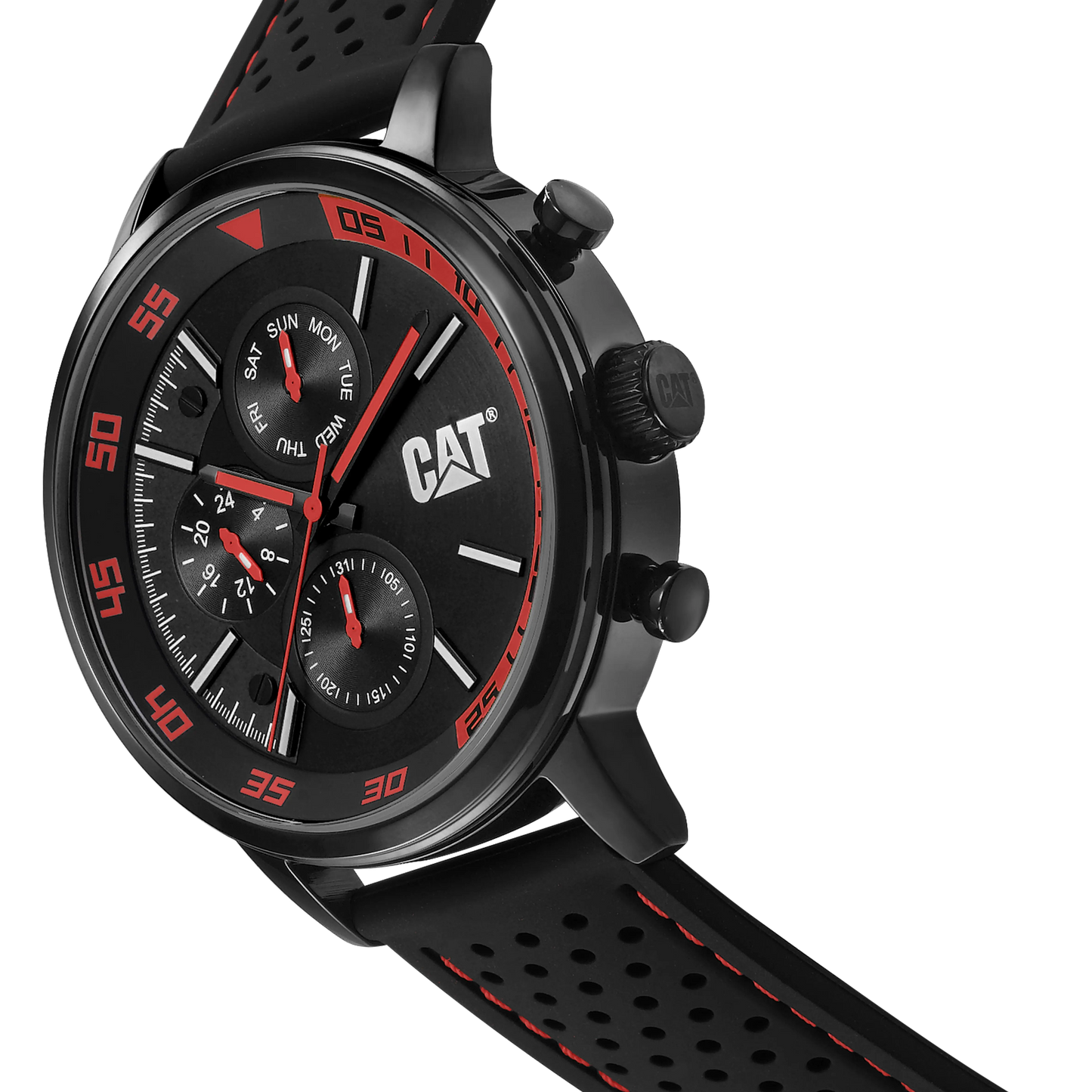 CATERPILLAR AK16921128 Sail 1.2 Black Silicon Strap