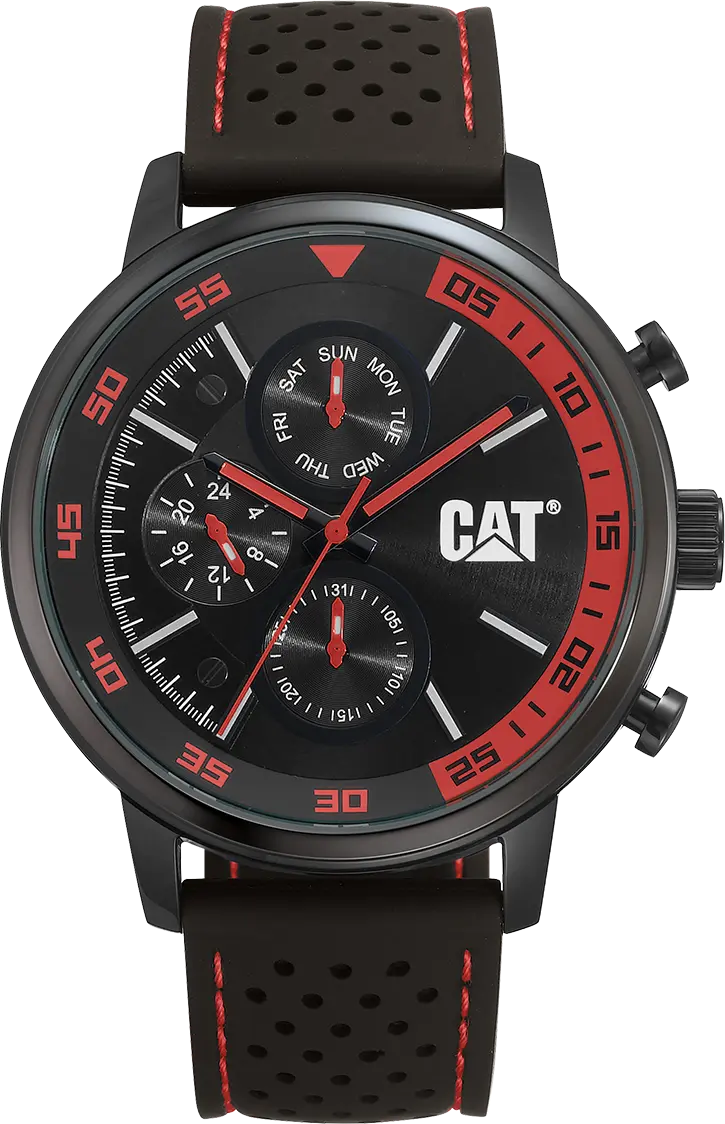 CATERPILLAR AK16921128 Sail 1.2 Black Silicon Strap