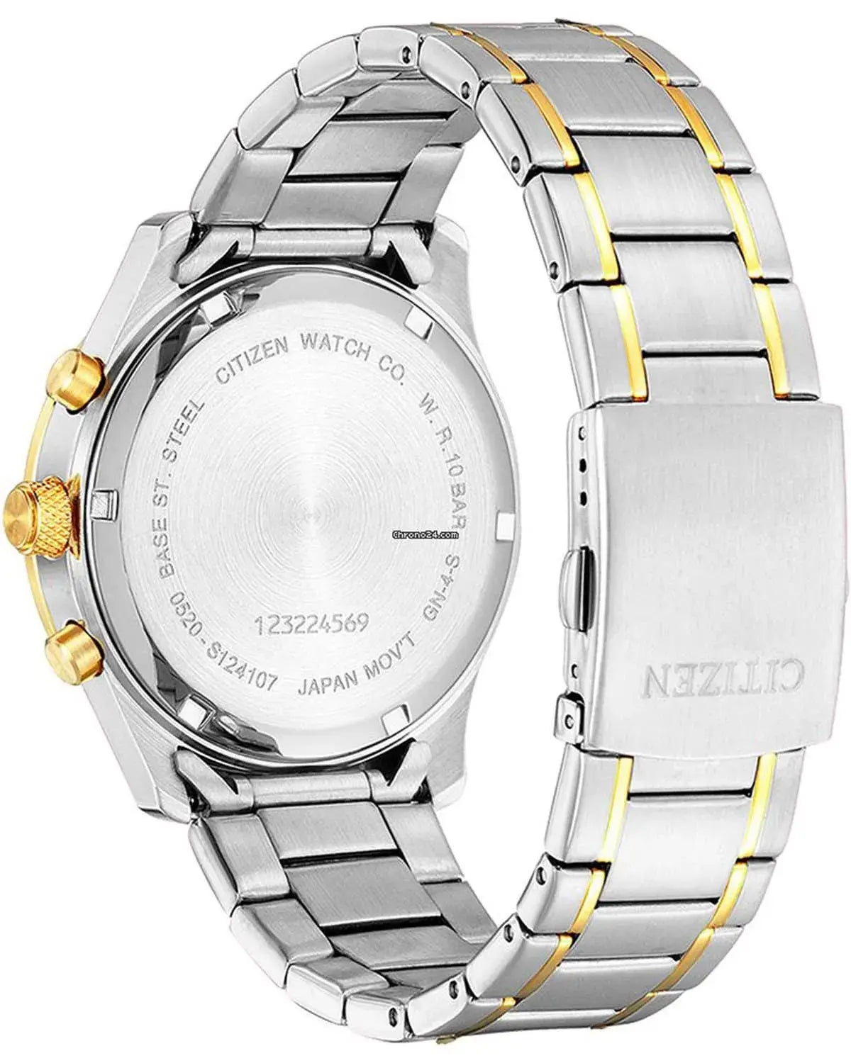 Citizen AN8194-51L Chronograph Two Tone Stainless Steel Bracelet