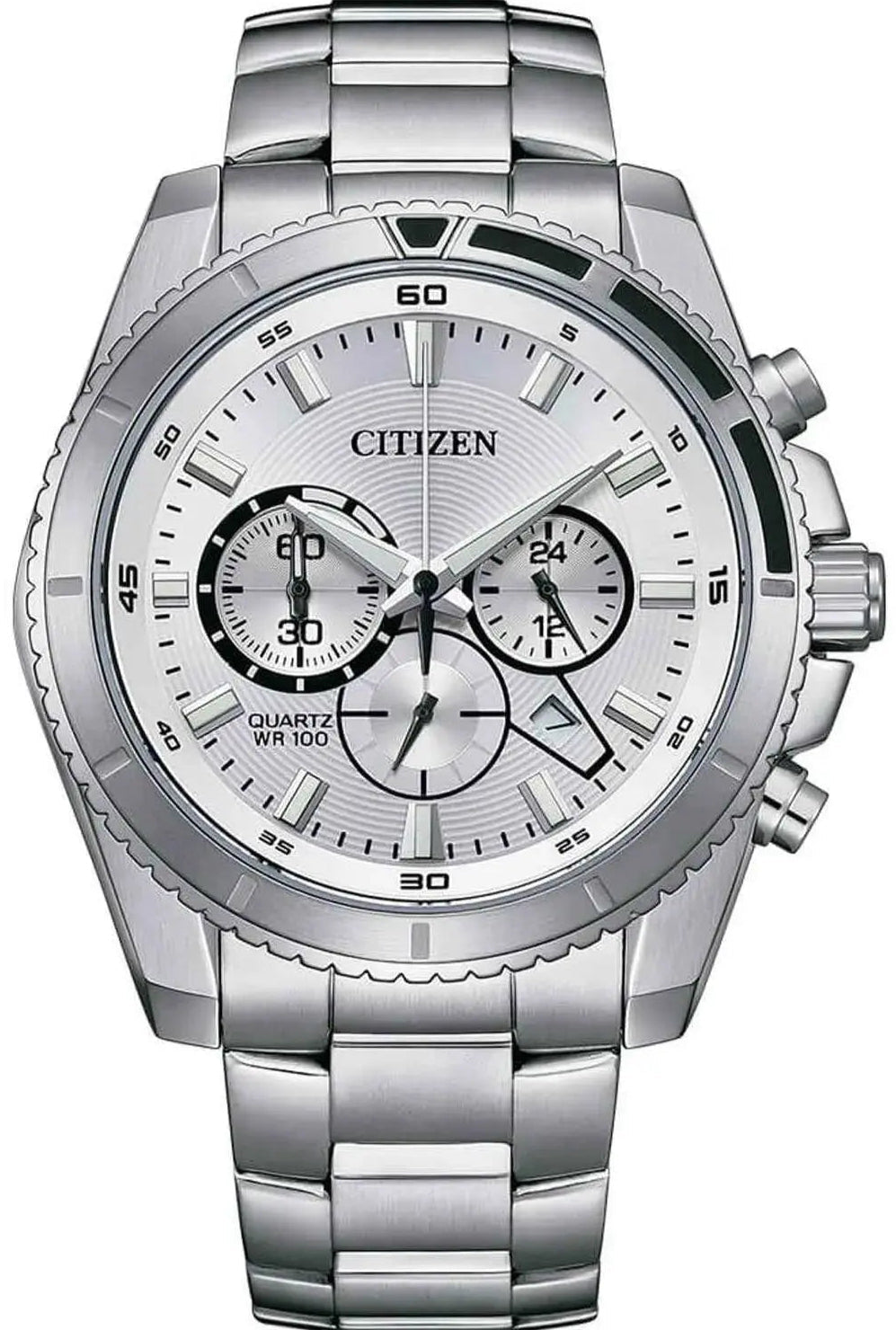 Citizen AN8200-50A Chronograph Stainless Steel Bracelet