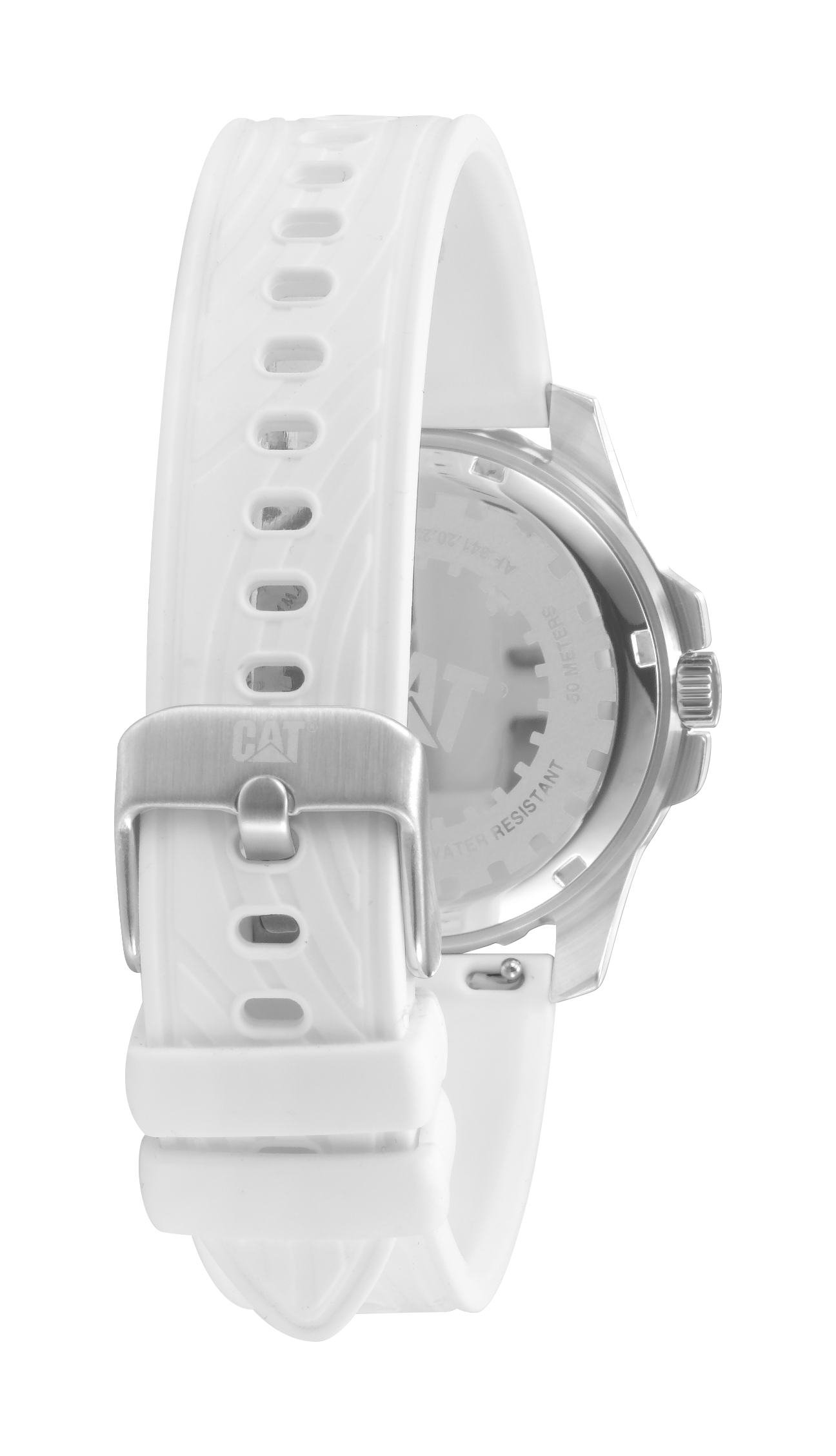 CATERPILLAR AP34120222 Downforce Lady White Silicon Strap