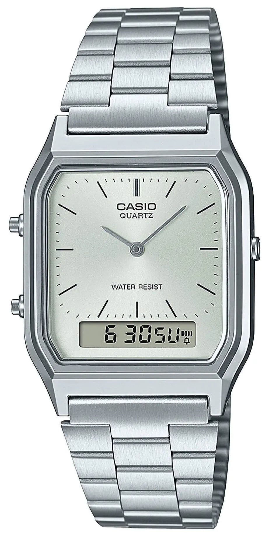 CASIO AQ-230A-7AMQYES Collection Digital Stainless Steel Bracelet