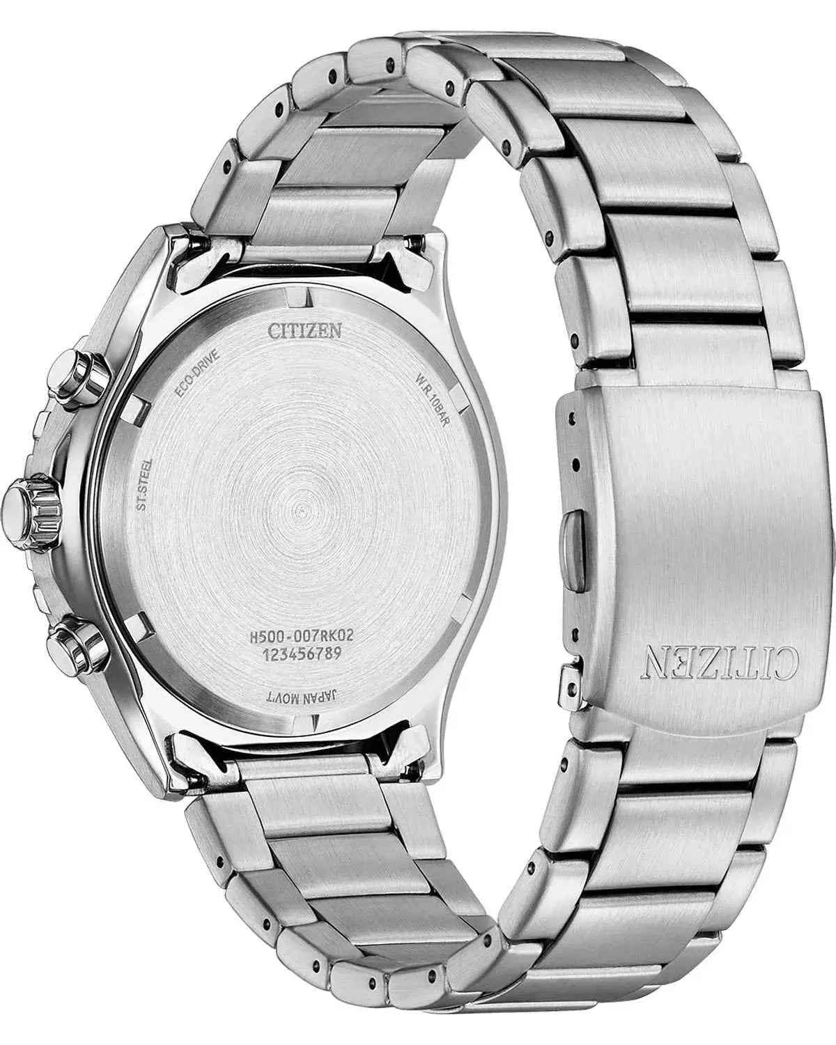 Citizen AT2561-81X Eco-Drive Chronograph Stainless Steel Bracelet