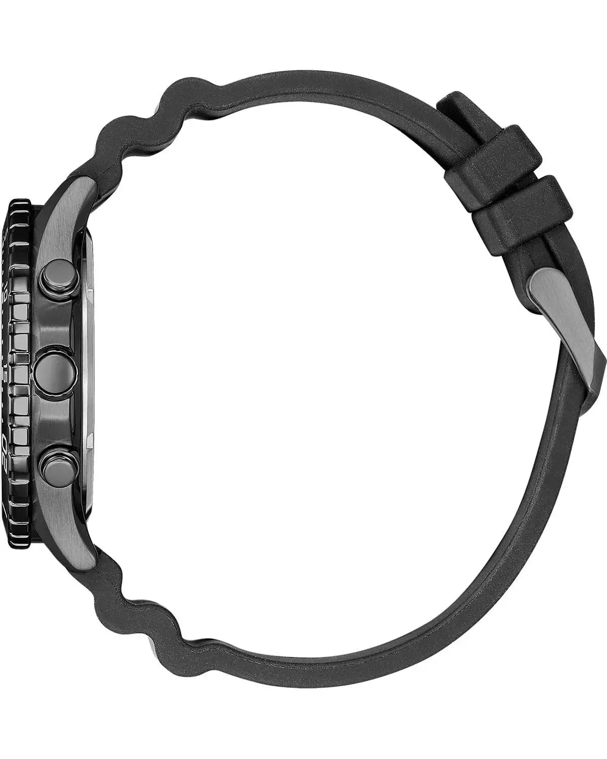 Citizen AT2567-18L Eco-Drive Chronograph Black Rubber Strap