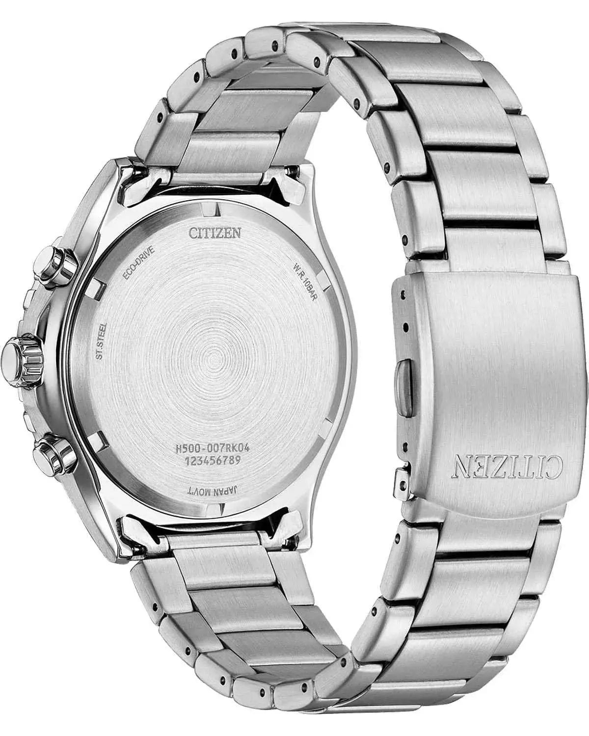 Citizen AT2568-82E Eco-Drive Chronograph Stainless Steel Bracelet