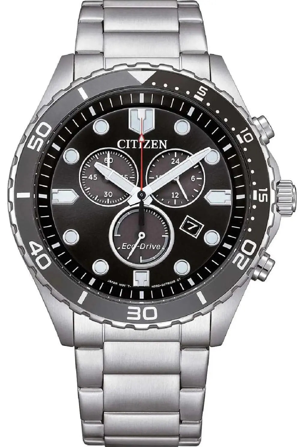 Citizen AT2568-82E Eco-Drive Chronograph Stainless Steel Bracelet