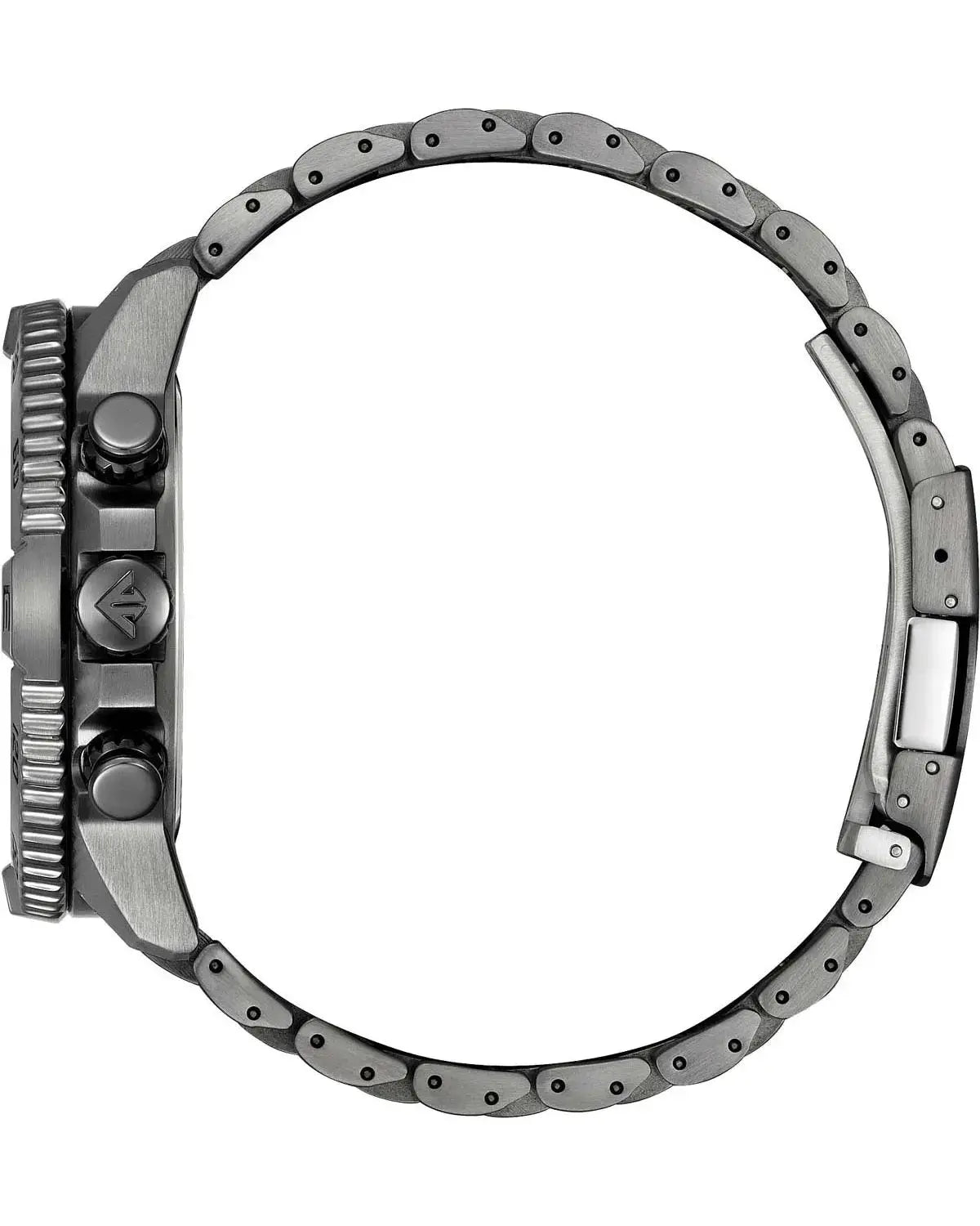 Citizen AT8227-56X Promaster Navihawk Eco-Drive RadioControlled Black Stainless Steel Bracelet