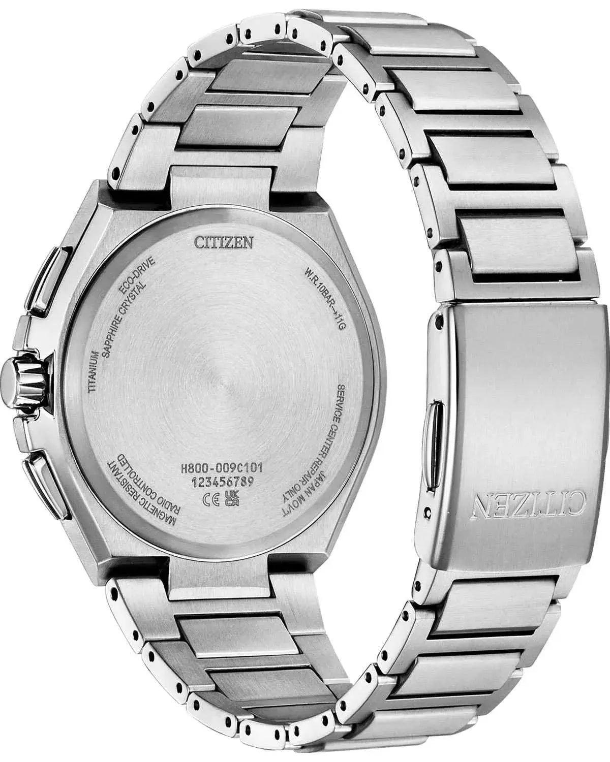 Citizen AT8238-84A RadioControlled Eco-Drive Titanium Bracelet