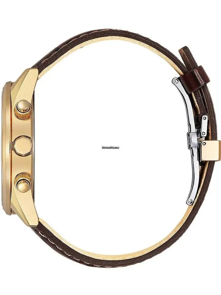 Citizen AT8263-10H Eco-Drive Chronograph Brown Leather Strap