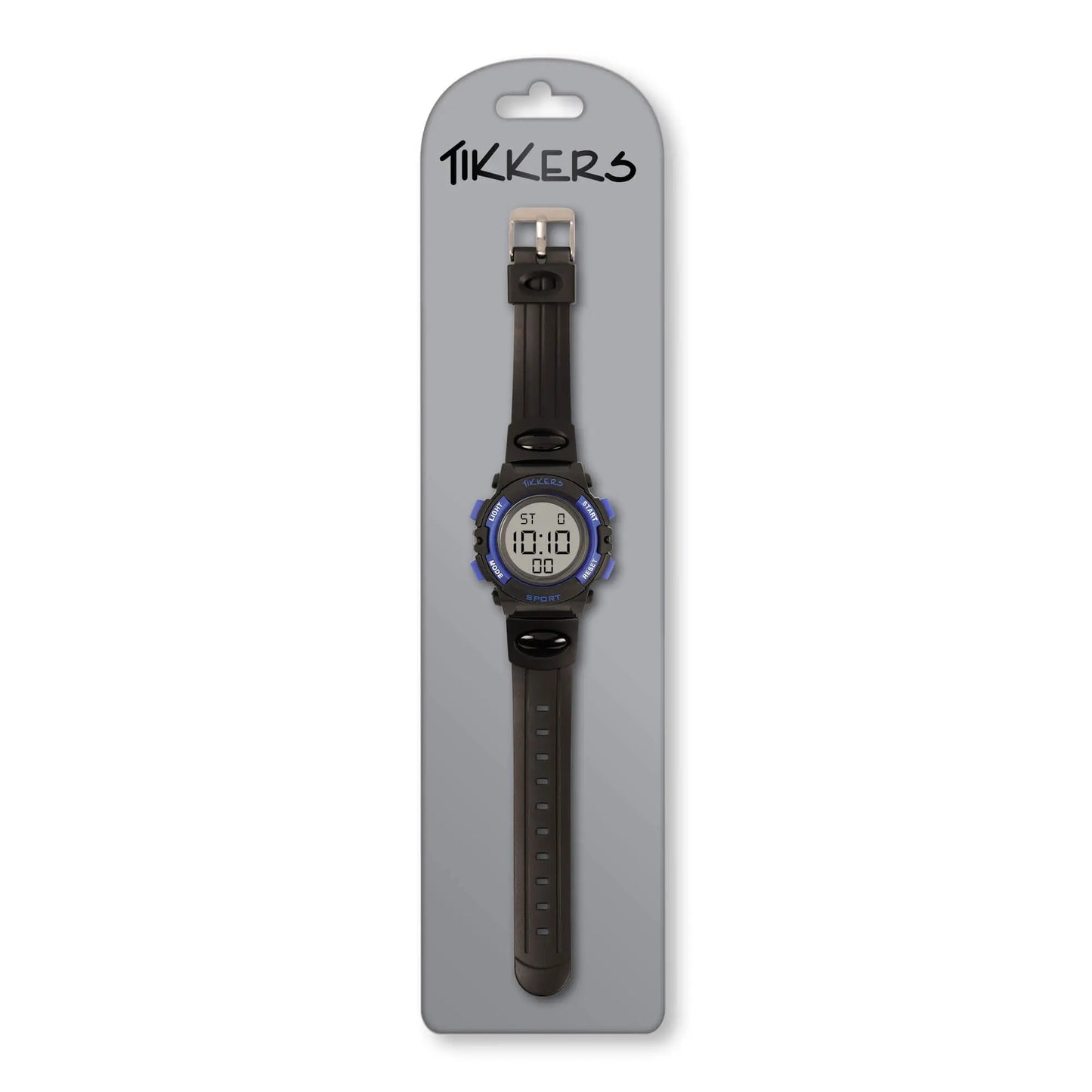 Tikkers ATK0212 Kids Digital Black Silicon Strap