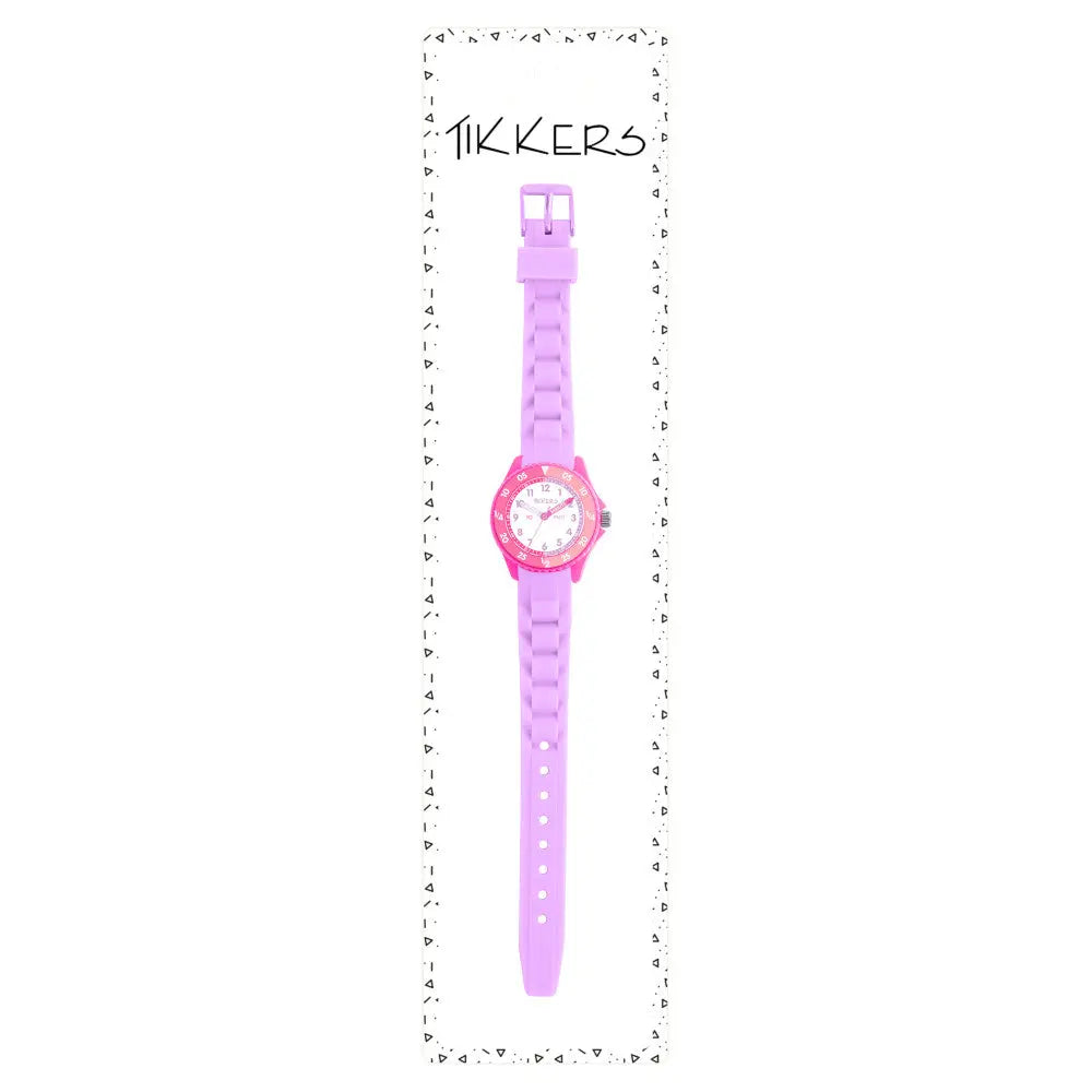 Tikkers ATK1087 Kids Purple Silicon Strap