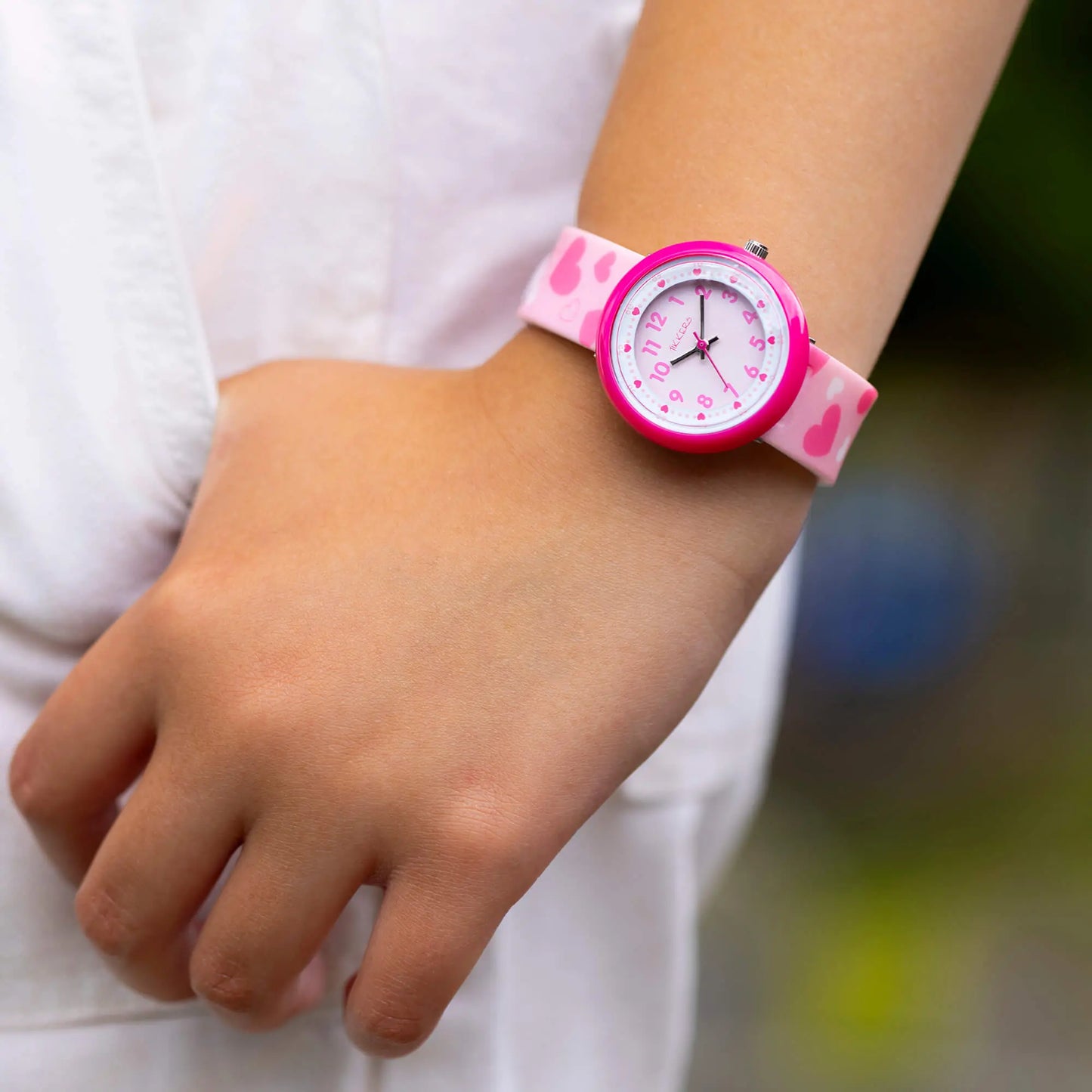 Tikkers ATK1105 Kids Collection Pink Silicon Strap