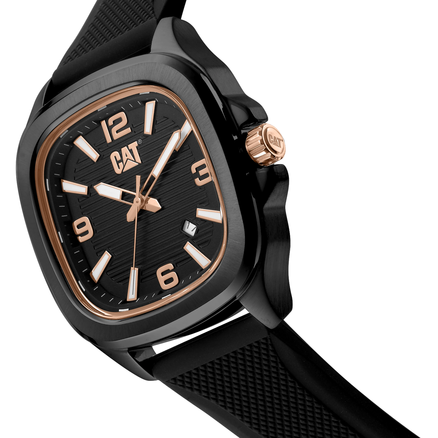 CATERPILLAR AV16121139 Axis Black Silicon Strap