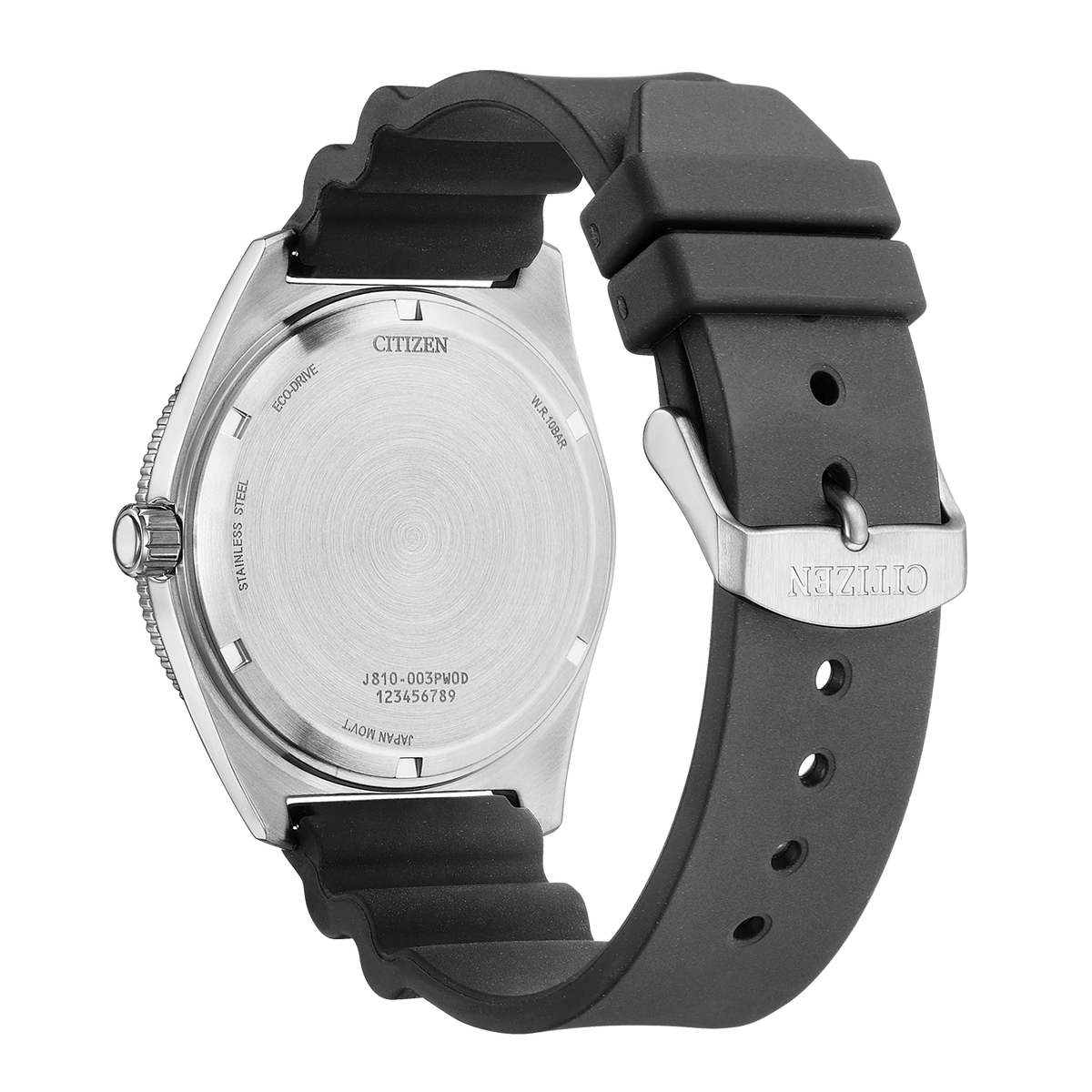 Citizen AW1889-00E Eco-Drive Black Rubber Strap