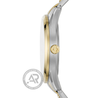 Armani Exchange AX1865 Dante Two Tone Stainless Steel Bracelet