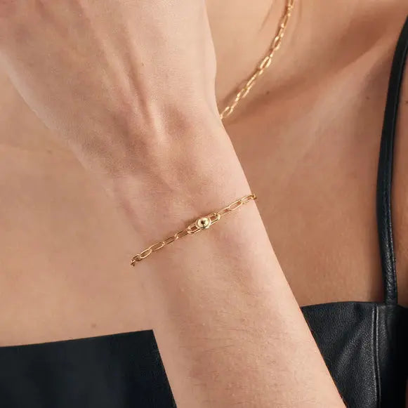 Breeze 313004.1 Gold Plated Silver Bracelet