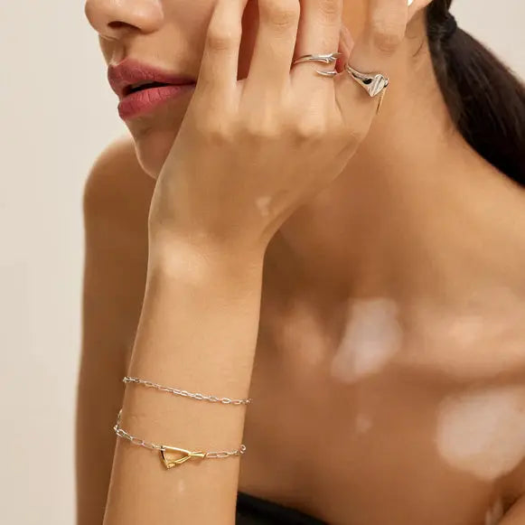 Breeze 313004.1 Gold Plated Silver Bracelet