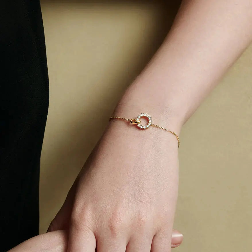 Breeze 313004.1 Gold Plated Silver Bracelet