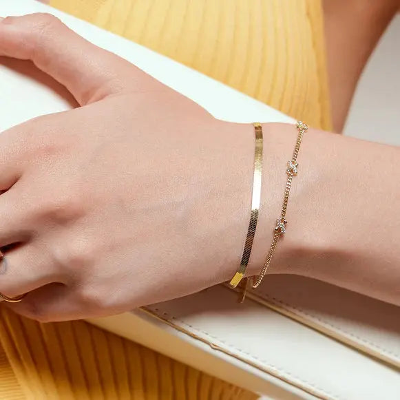 Breeze 313004.1 Gold Plated Silver Bracelet