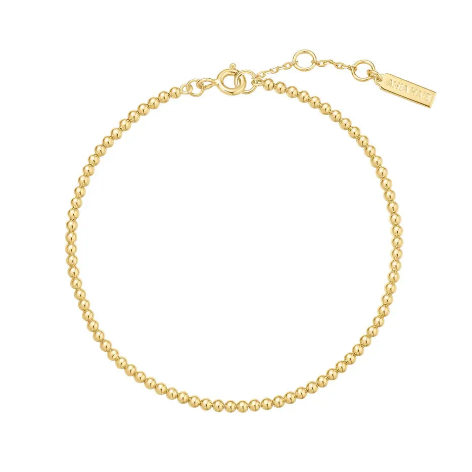 Ania Haie B063-03G Βραχιόλι Beaded από Επιχρυσωμένο Ασήμι