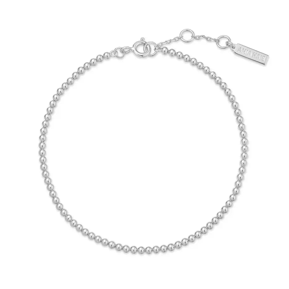 Ania Haie B063-03H Βραχιόλι Beaded από Επιπλατινωμένο Ασήμι