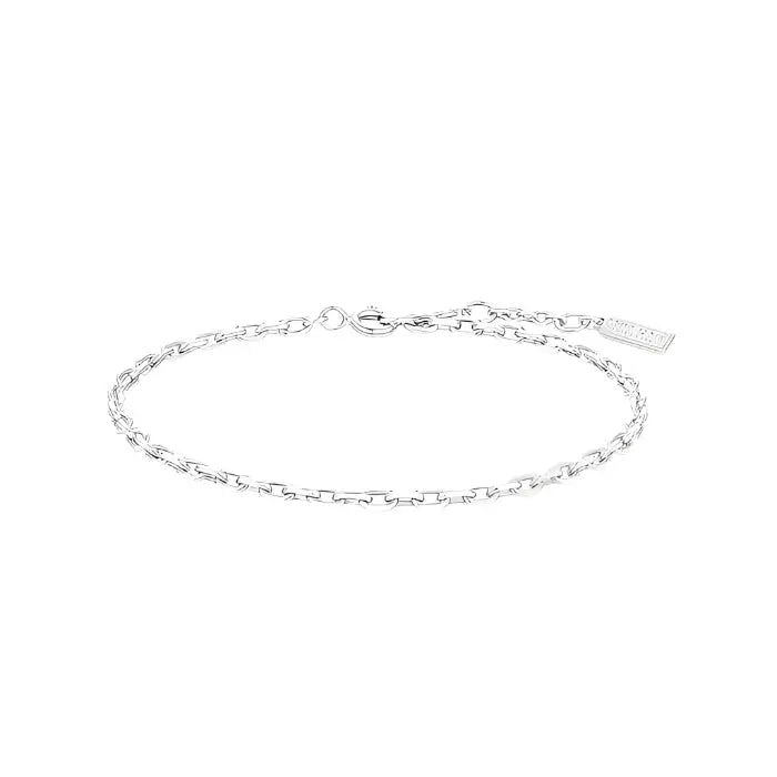 Ania Haie B067-02H Βραχιόλι Paper Clip Chain από Επιπλατινωμένο Ασήμι