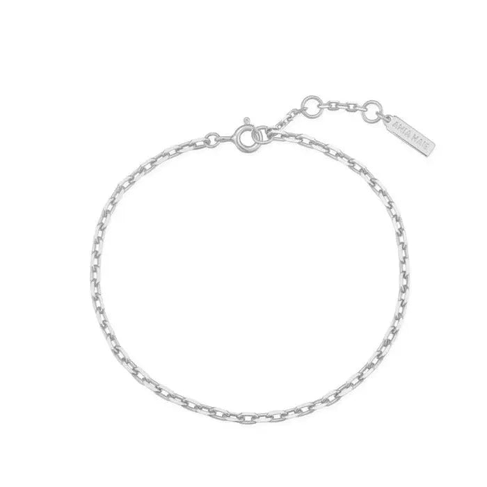 Ania Haie B067-02H Βραχιόλι Paper Clip Chain από Επιπλατινωμένο Ασήμι