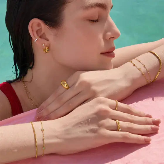 Breeze 313004.1 Gold Plated Silver Bracelet