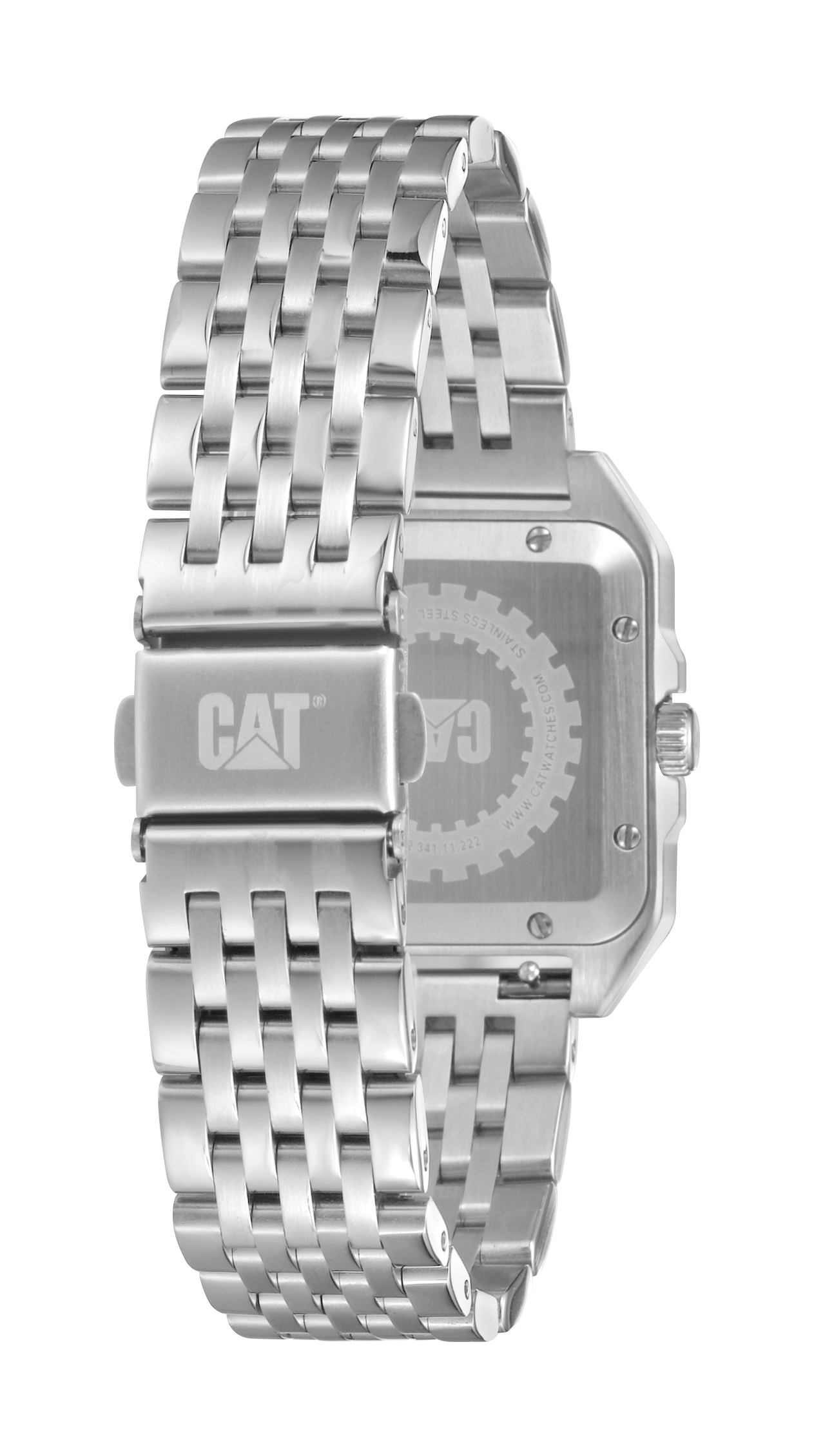 CATERPILLAR B234111222 Square Lady Silver Stainless Steel Bracelet