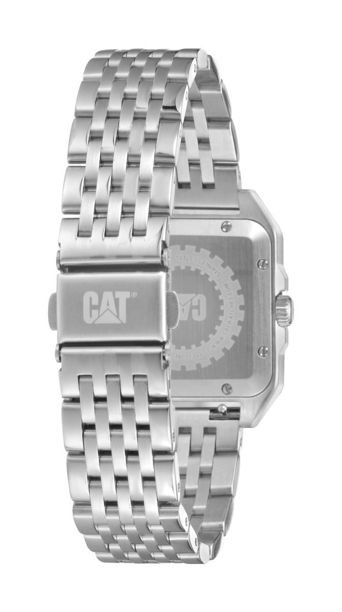 CATERPILLAR B234111222 Square Lady Silver Stainless Steel Bracelet - Κοσμηματοπωλείο Goldy