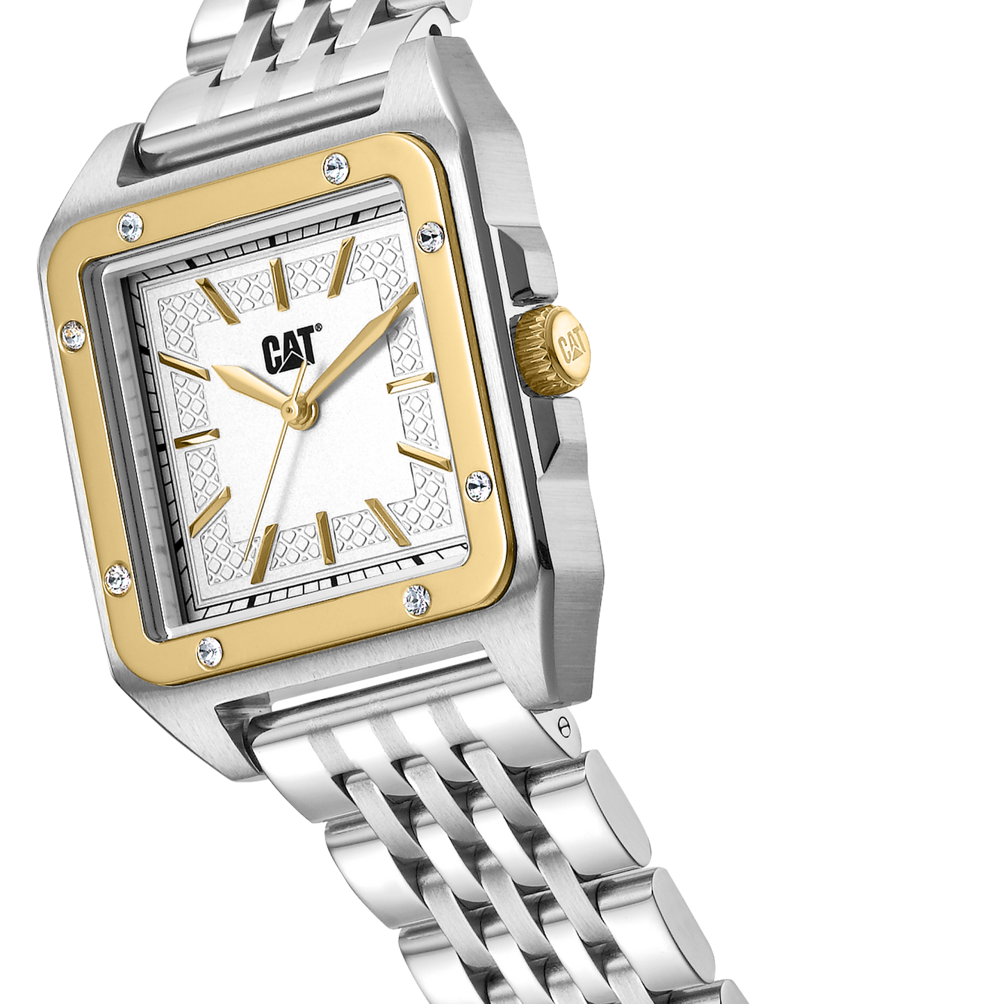 CATERPILLAR B238111228 Square Lady Silver Stainless Steel Bracelet