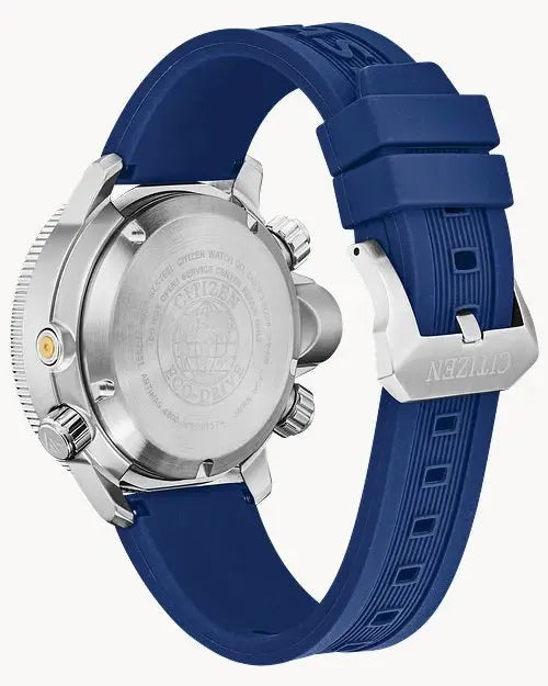 Citizen BJ2169-08E Eco-Drive Promaster Aqualand Blue Rubber Strap