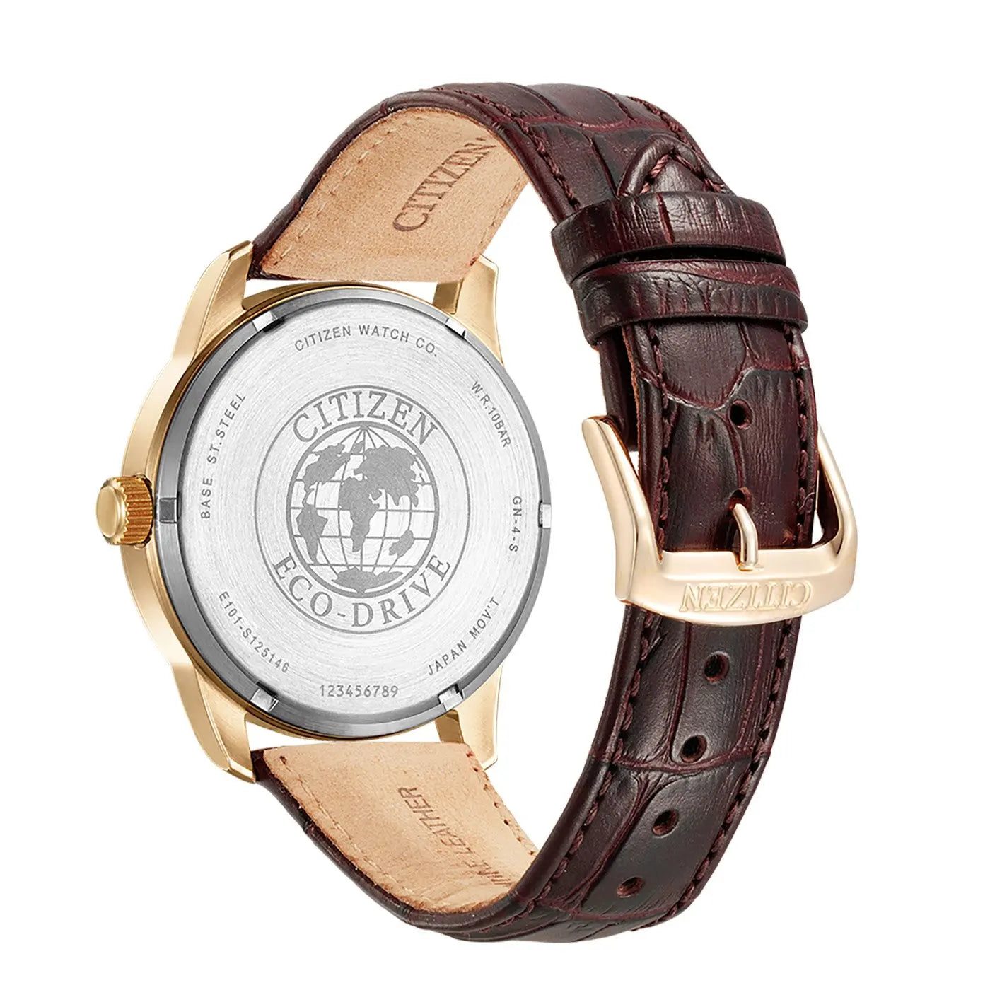 Citizen BM8553-16AE Eco-Drive Brown Leather Strap