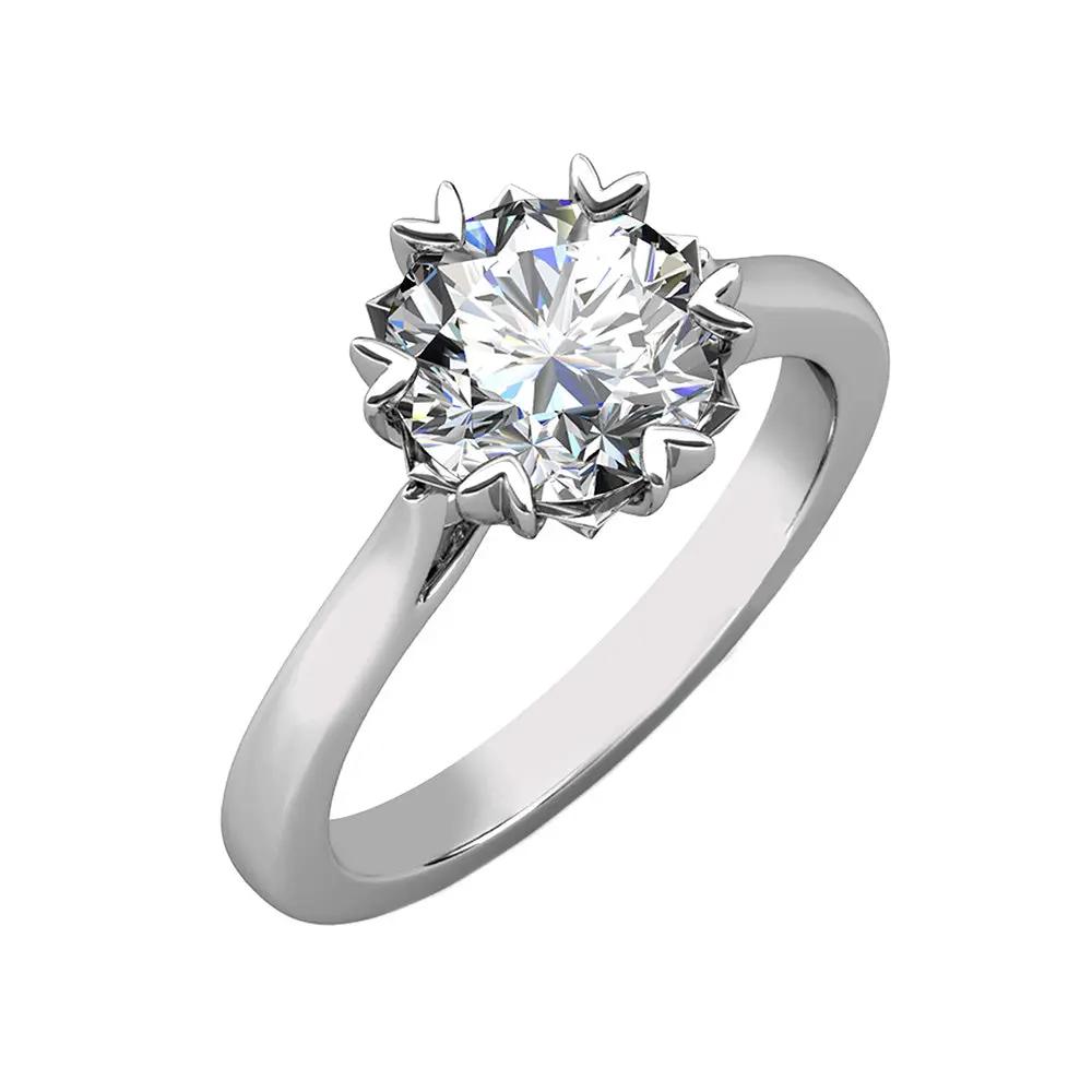 Breeze 111004.4 Series Ring In Platinum Plated Silver