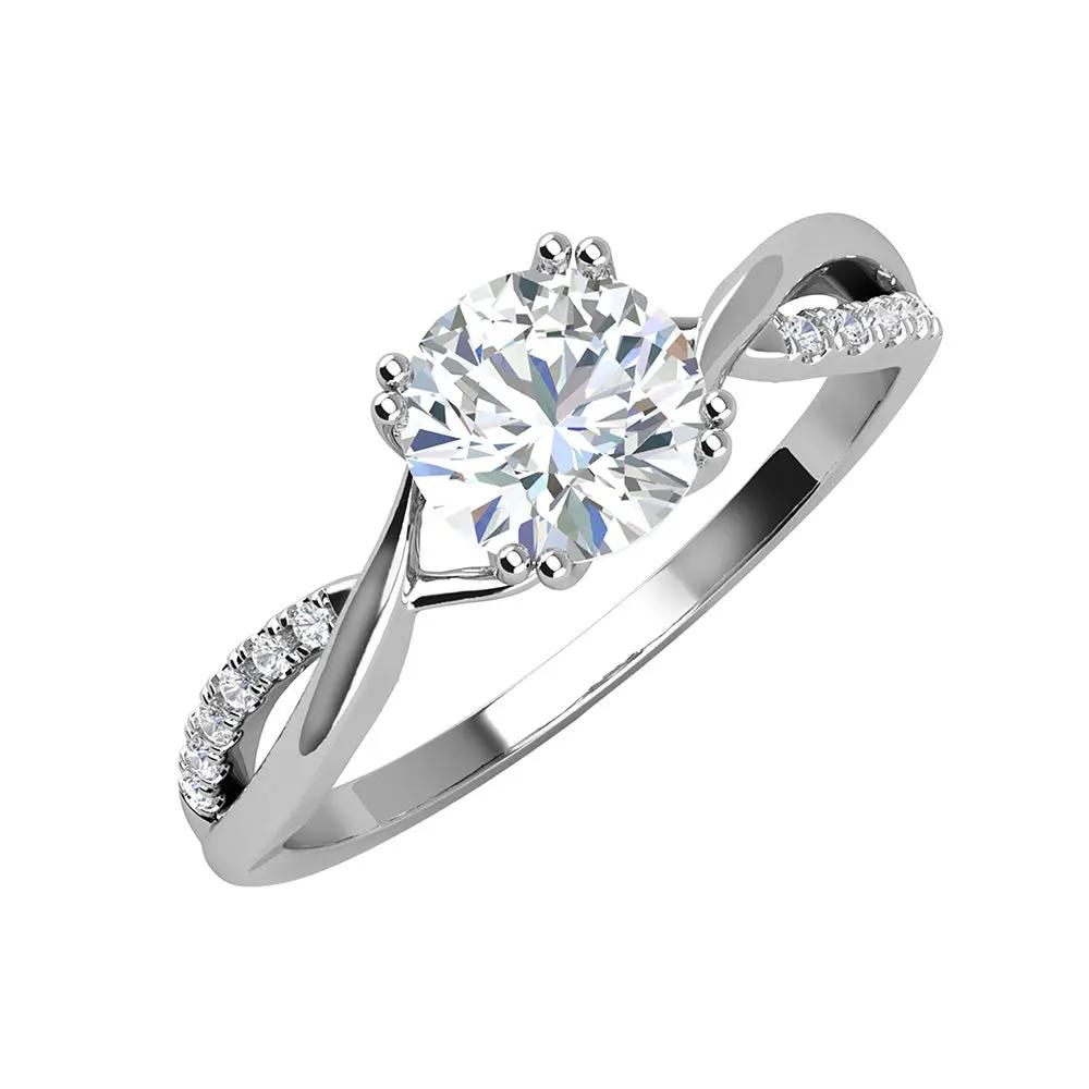 Breeze 111004.4 Series Ring In Platinum Plated Silver