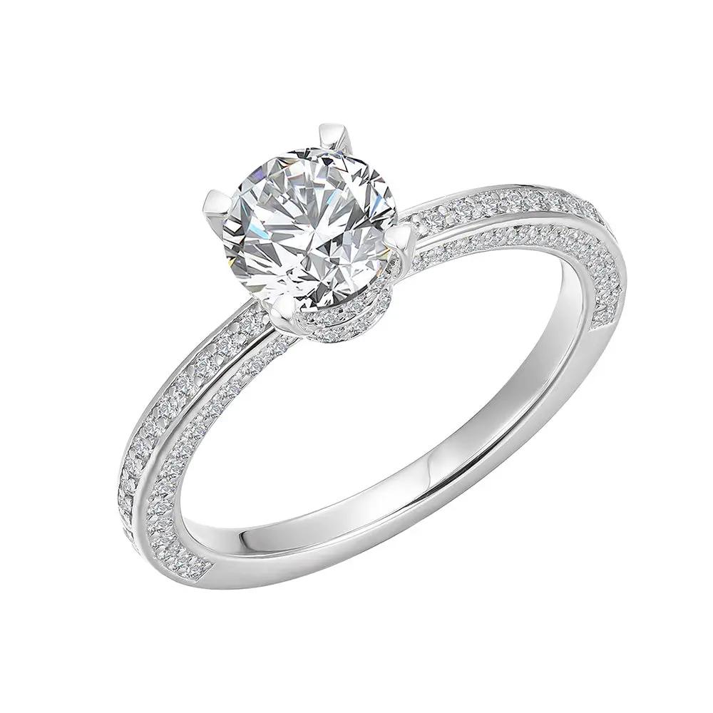 Breeze 111004.4 Series Ring In Platinum Plated Silver