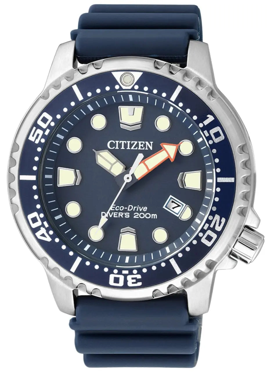 Citizen BN0151-17L Eco-Drive Divers Blue Rubber Strap