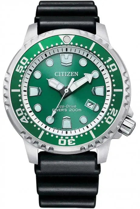 Citizen BN0158-18X Promaster Eco-Drive Divers Black Rubber Strap
