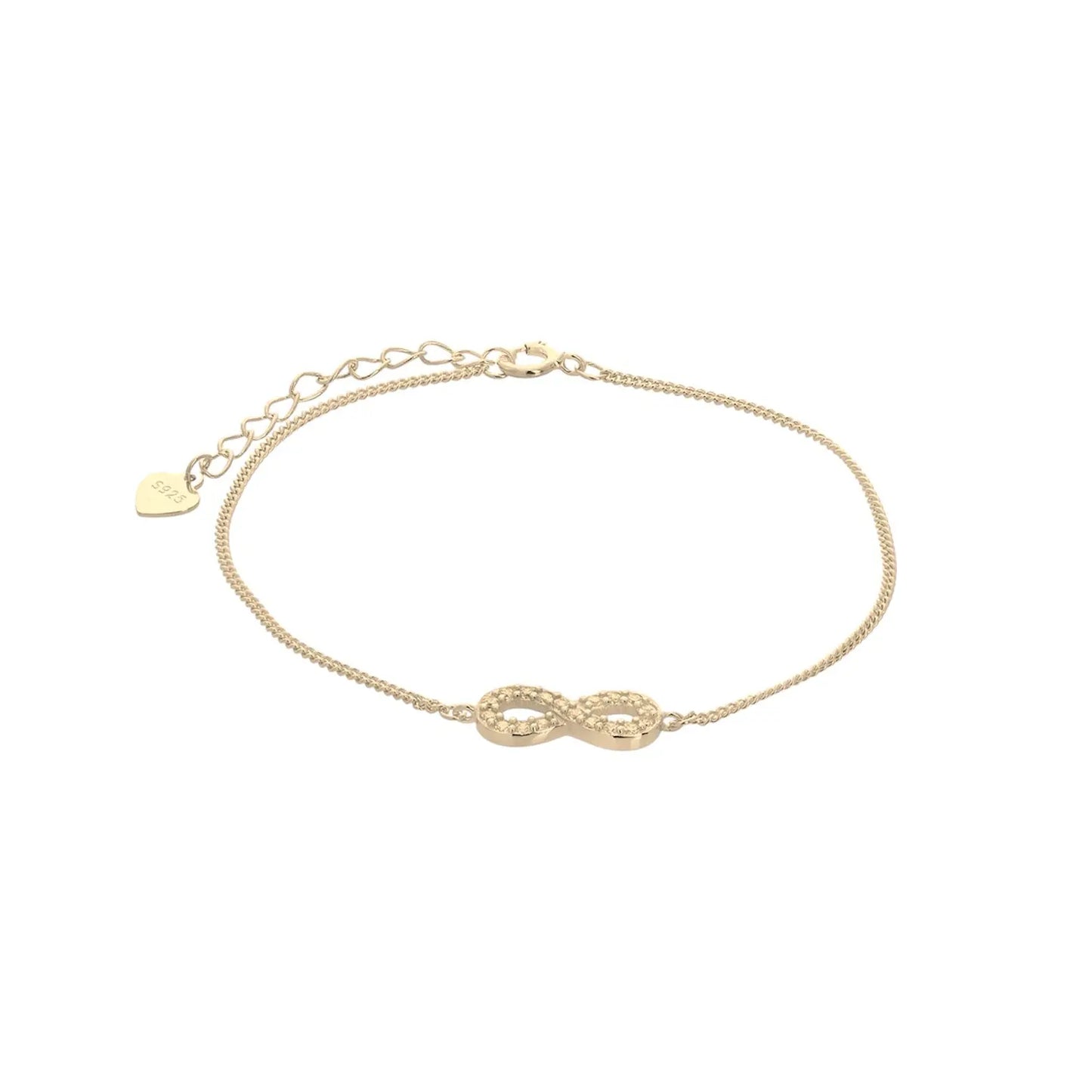 Bracelet BR448-1 Infinity In Platinum Plated Silver