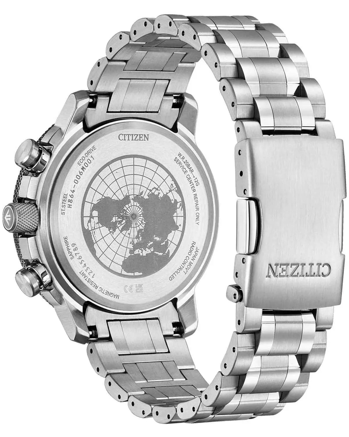 Citizen BY3006-53E Eco-Drive RadioControlled Stainless Steel Bracelet