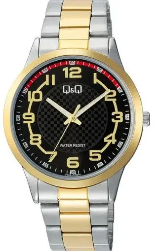 Q&Q C10A-070PY Two Tone Metallic Bracelet