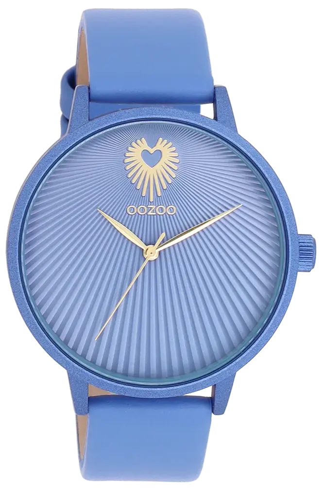 OOZOO C11246 42mm Timepieces Blue Leather Strap