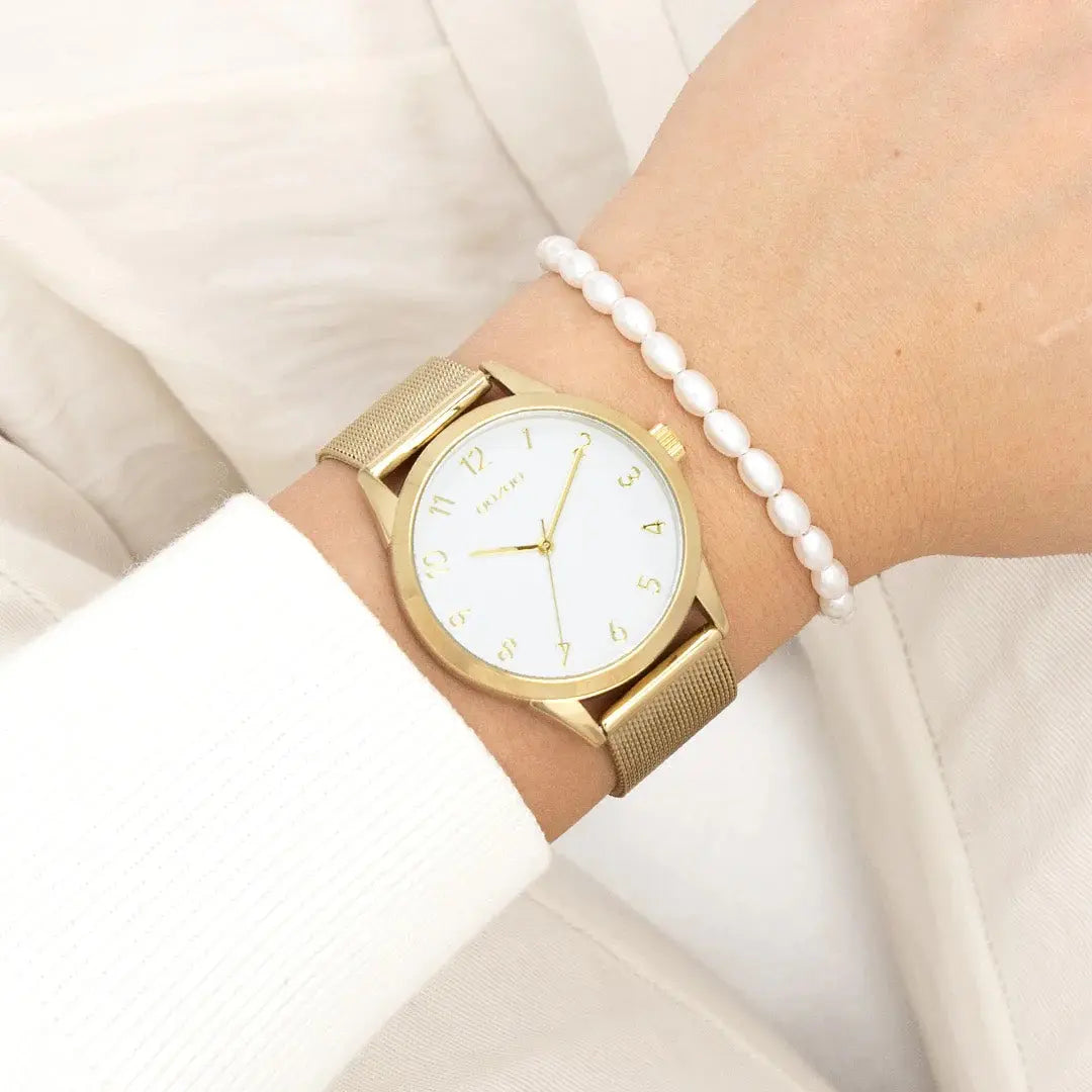 OOZOO C11322 40mm Timepieces Gold Metallic Bracelet