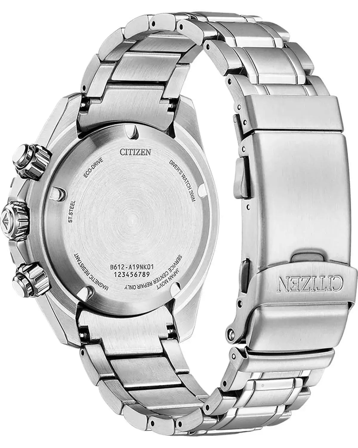Citizen CA0820-50X Eco-Drive Divers Chronograph Stainless Steel Bracelet